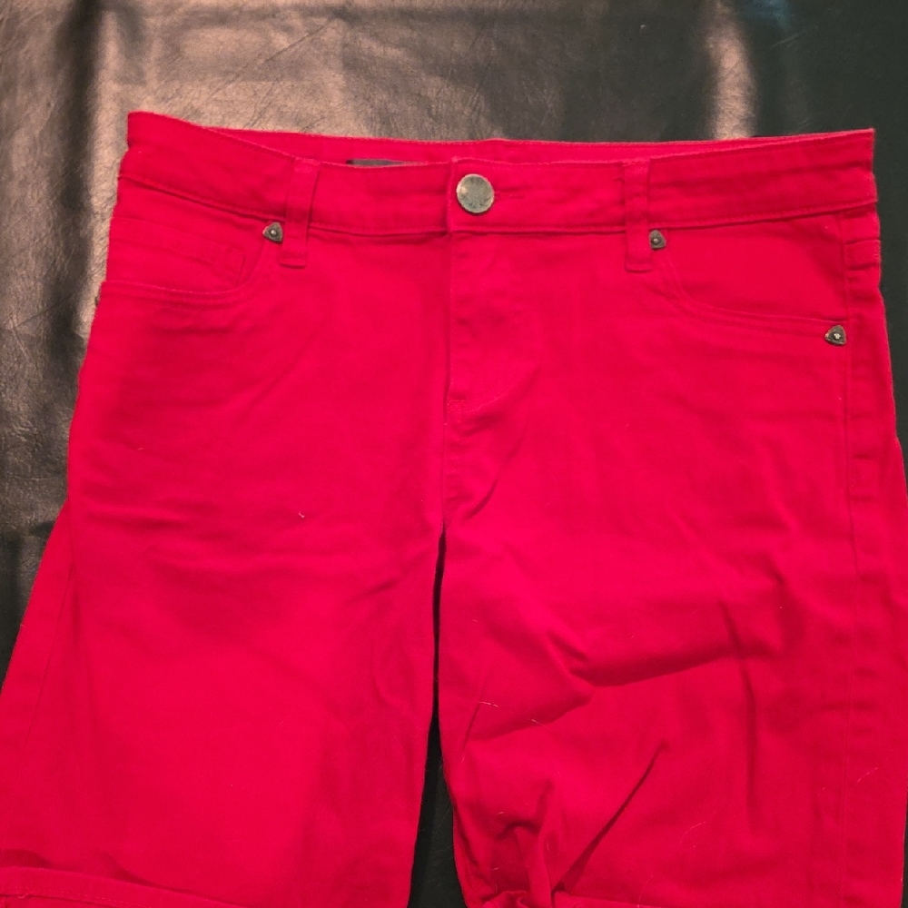 Kut from the Kloth Bright Red Women's Bermudas